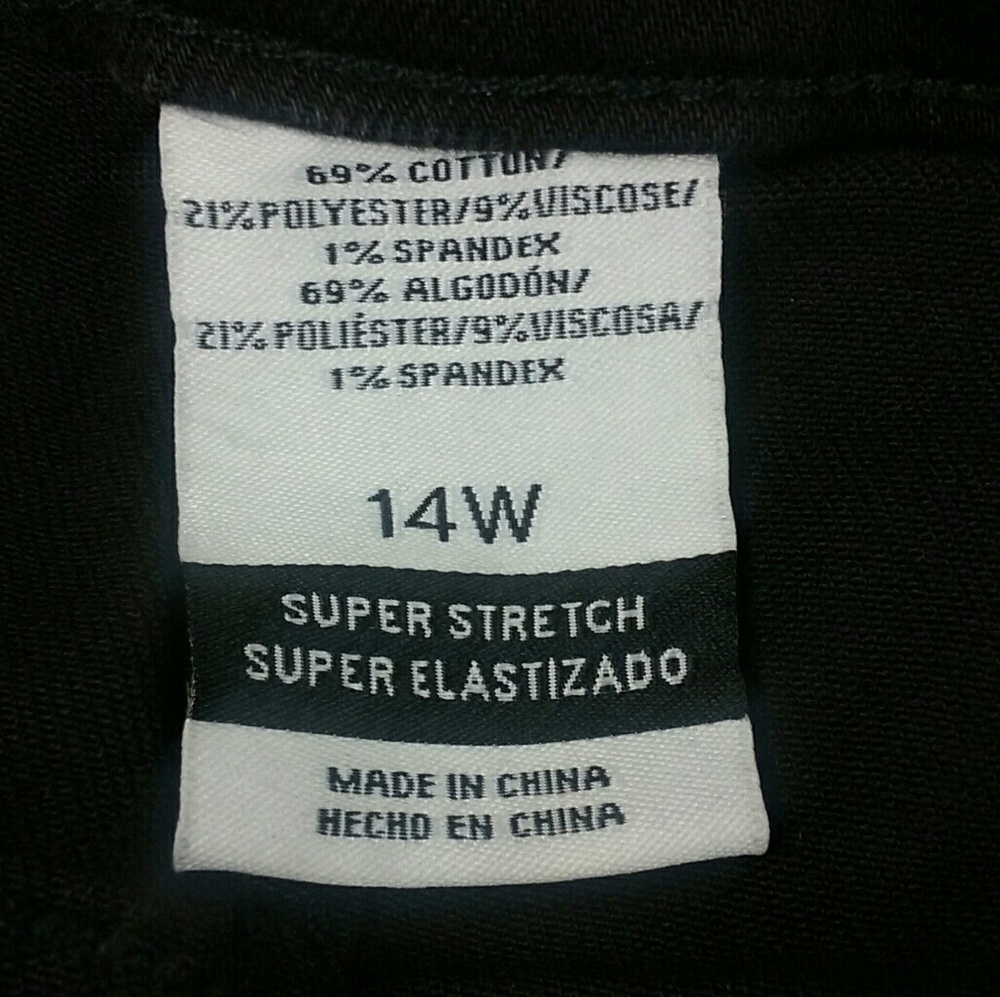 AVA&VIV. Gorgeous Jeggings. Black. Size 14W NWT - Picture 4 of 4